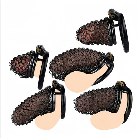 Black Voile Chastity Chainmail Breathable And Comfortable To Wear