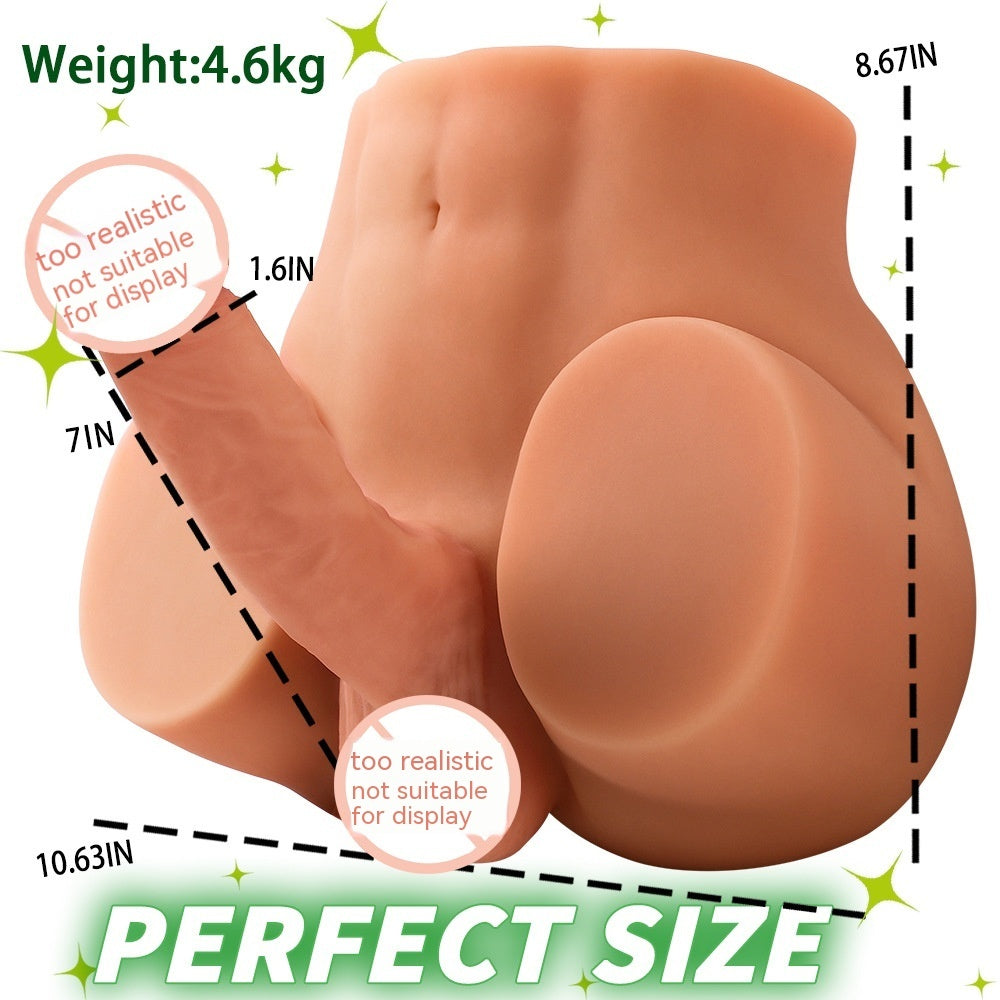 Men's Dual-use Airplane Bottle For Men And Women Reverse Mold Hip Silicone Doll